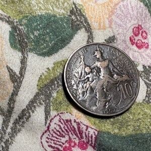 🪙 1907 France 10 Centimes Coin — Third Republic — Over 115 Years Old — Vintage